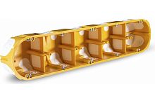 Коробка установочная KOPOS СП 68х351х50мм IP30 гипрок желтый картинка 